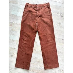 Sies Marjan Cotton Corduroy Straight Trousers | Rust Size 30x29‎